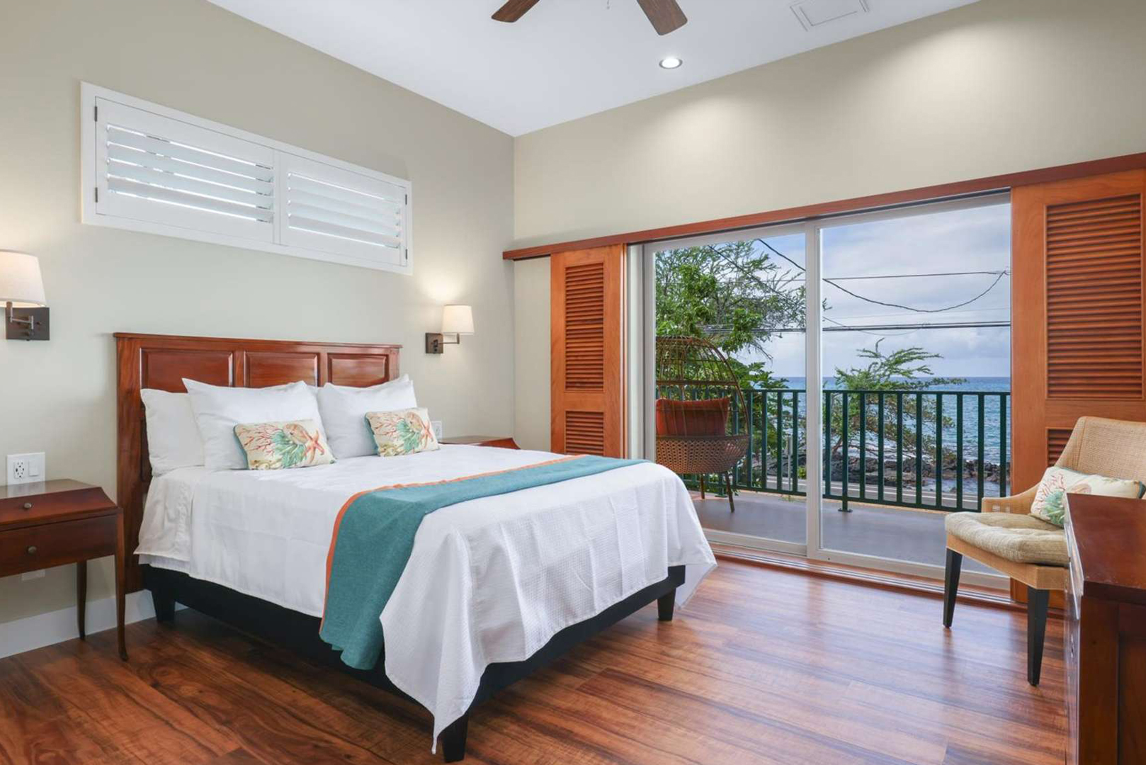 A view of the southwest bedroom on the 2nd floor