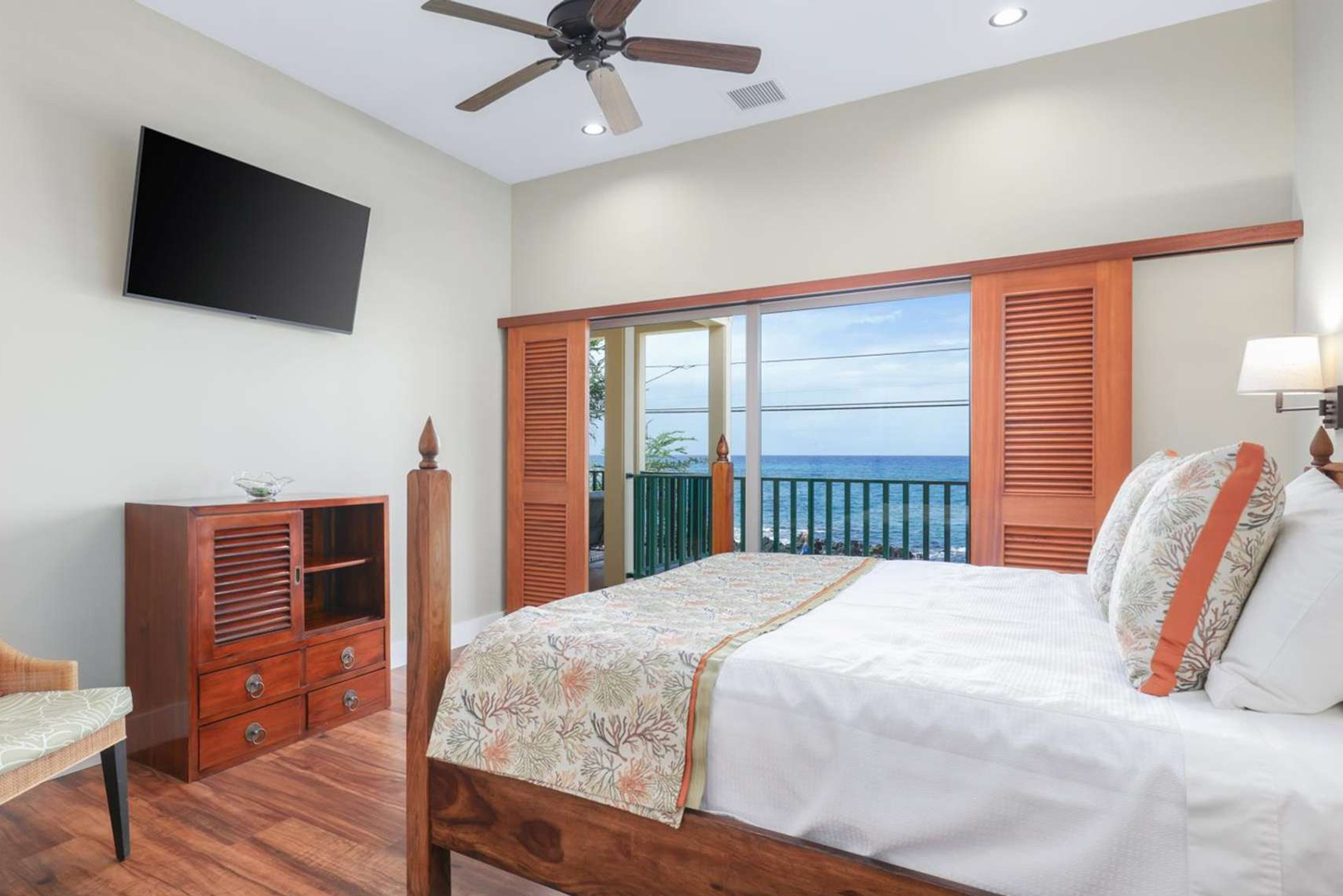 A view of the northwest bedroom on the 2nd floor