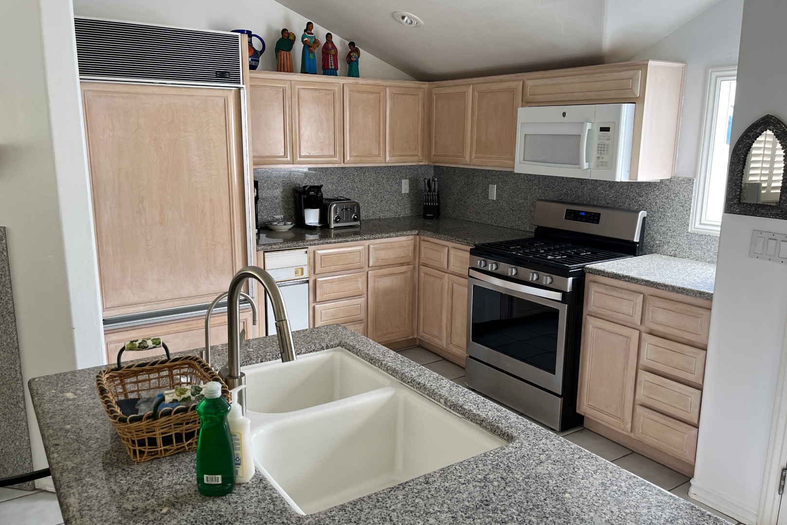 A view of the kitchen area on the 3rd floor of the back unit