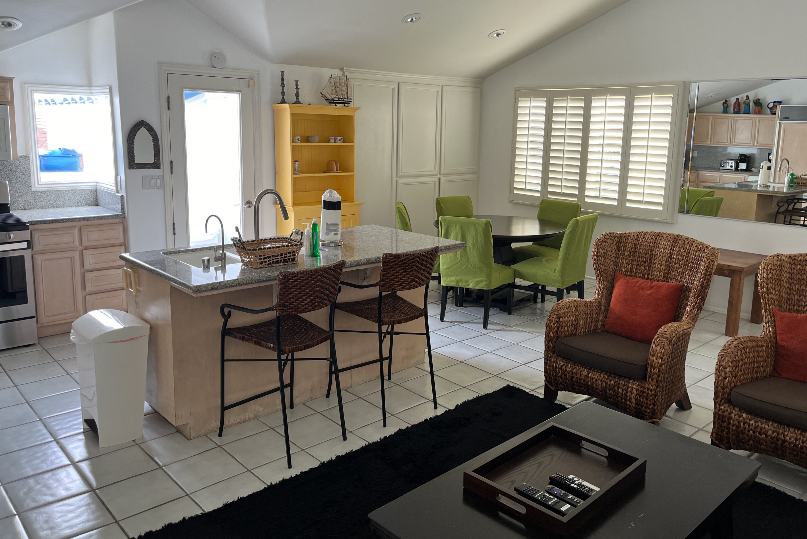 Another view of the living area on the 3rd floor of the back unit