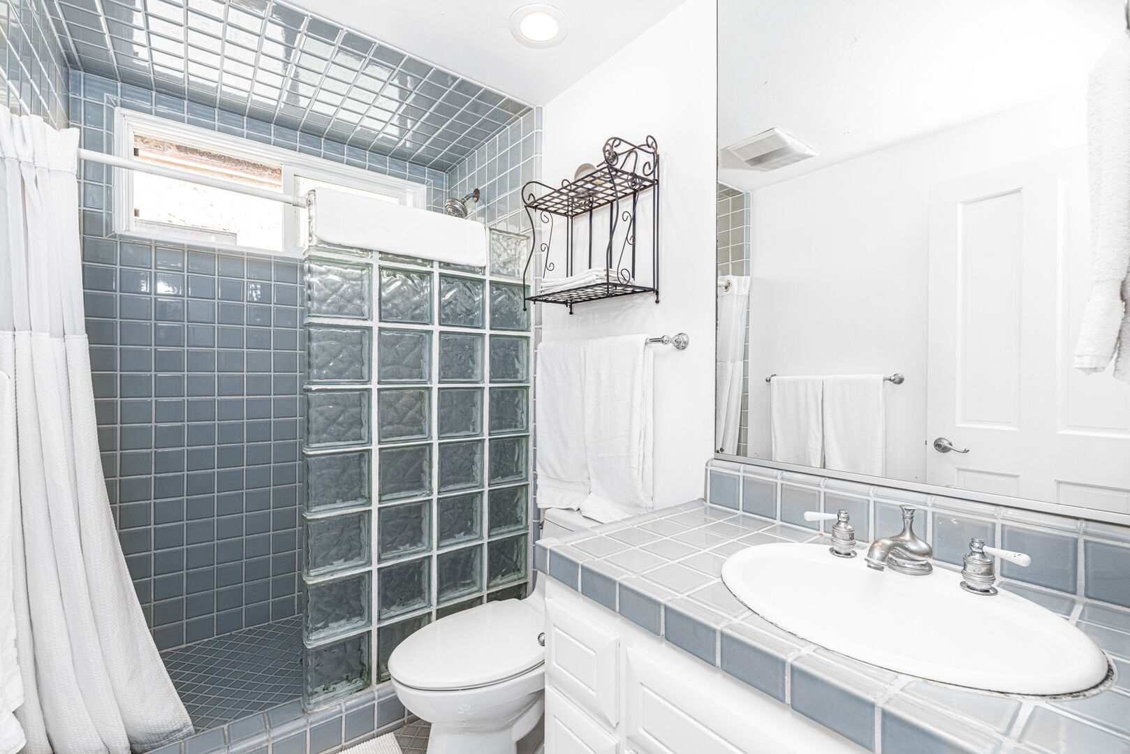 A view of the 2nd floor hall bathroom