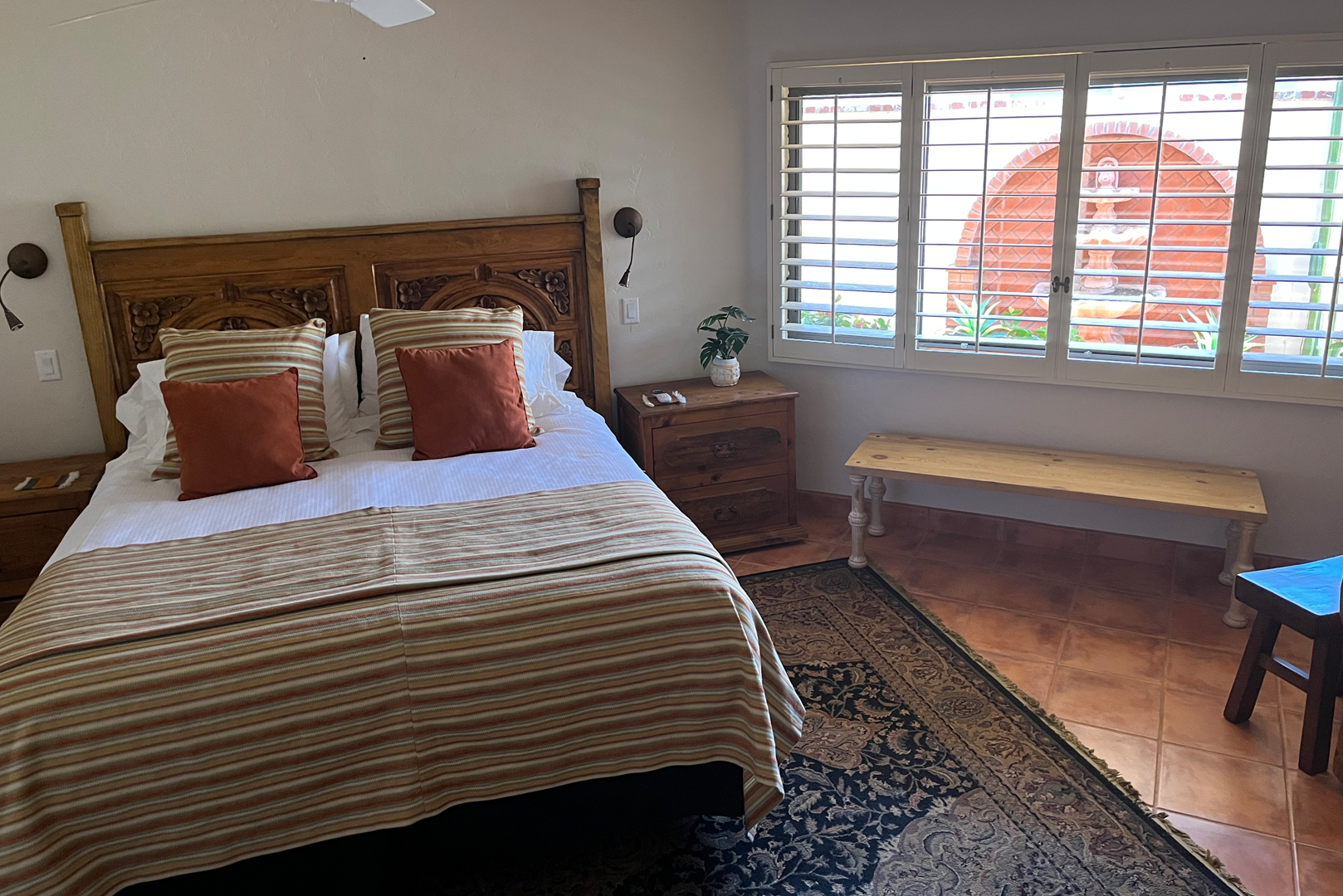 A view of the primary bedroom