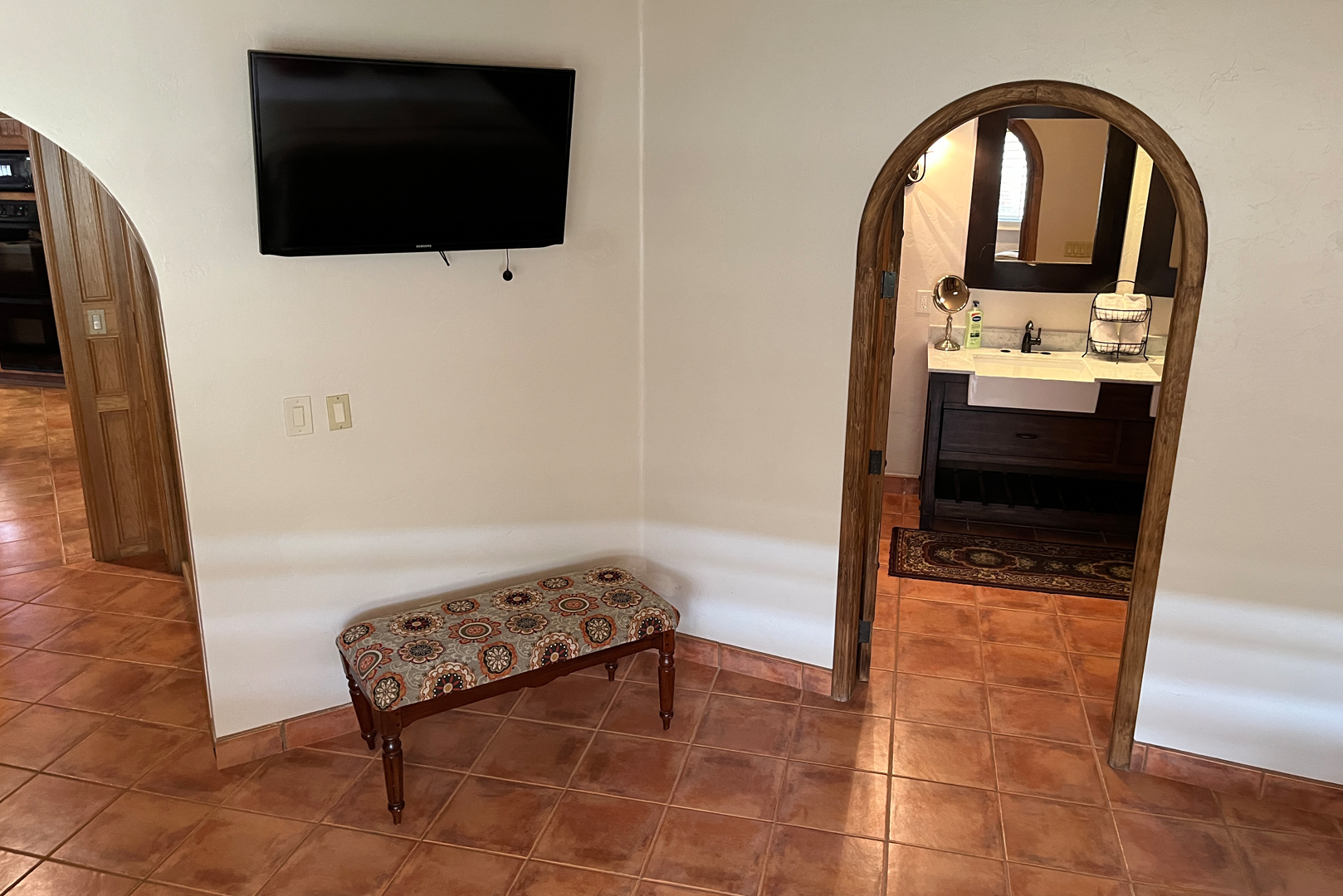 Another view of the primary bedroom