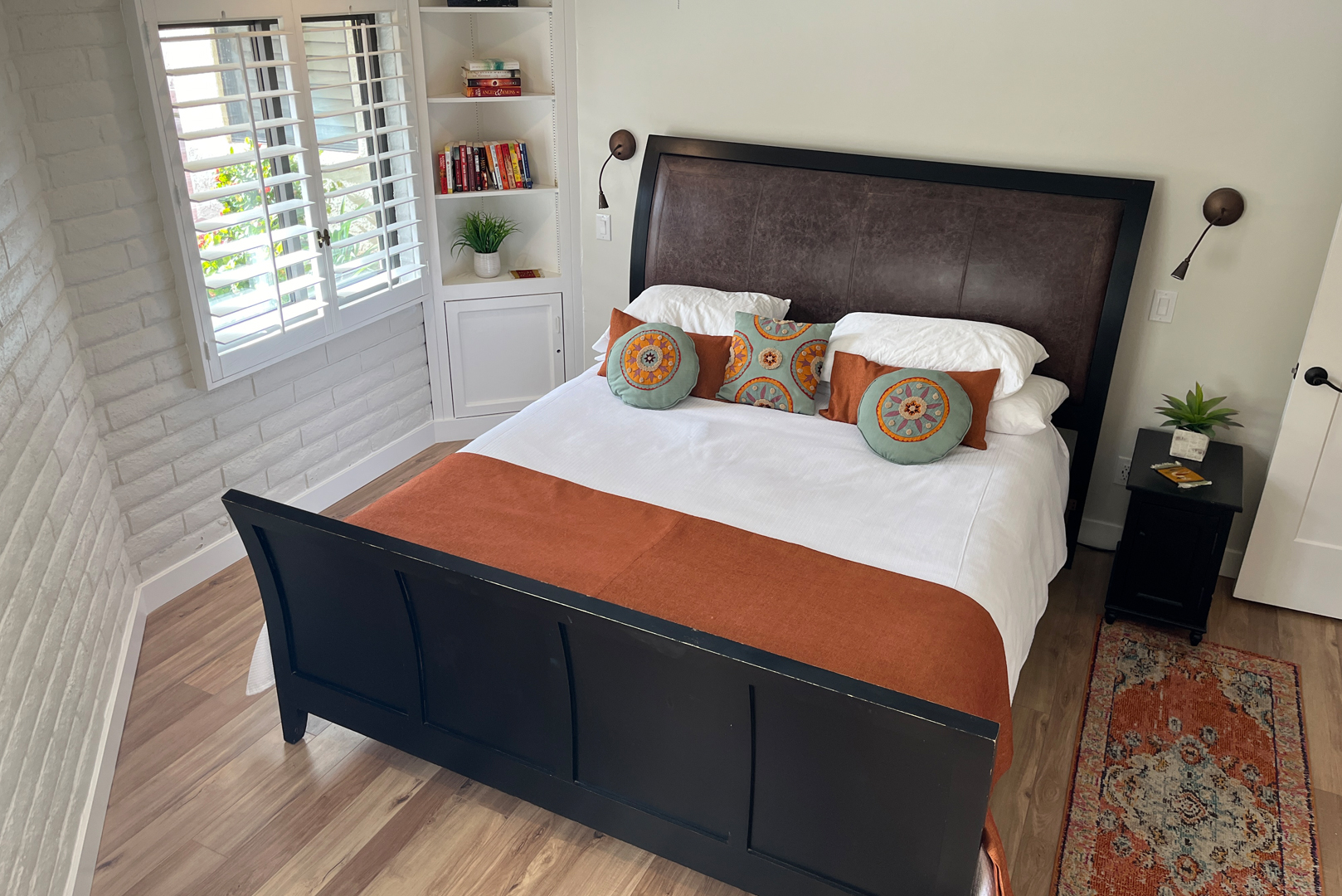 Bedroom three contains a Queen sized bed