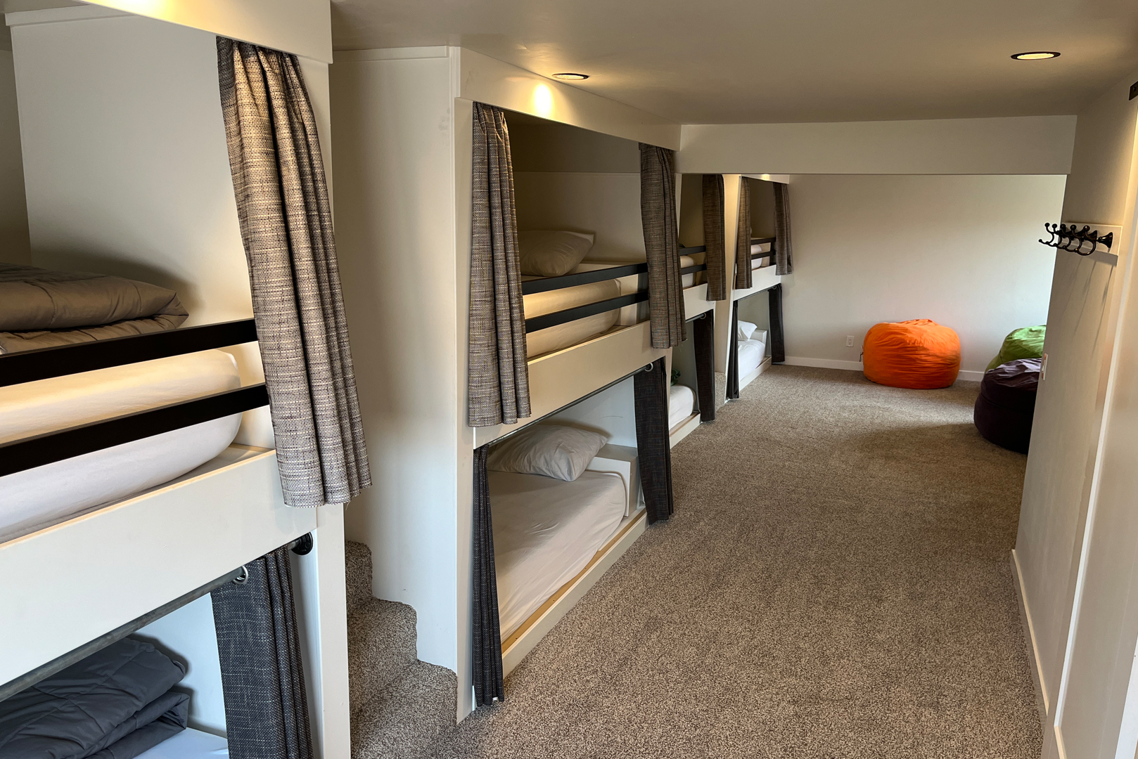 Another view of the bunk room on the second floor