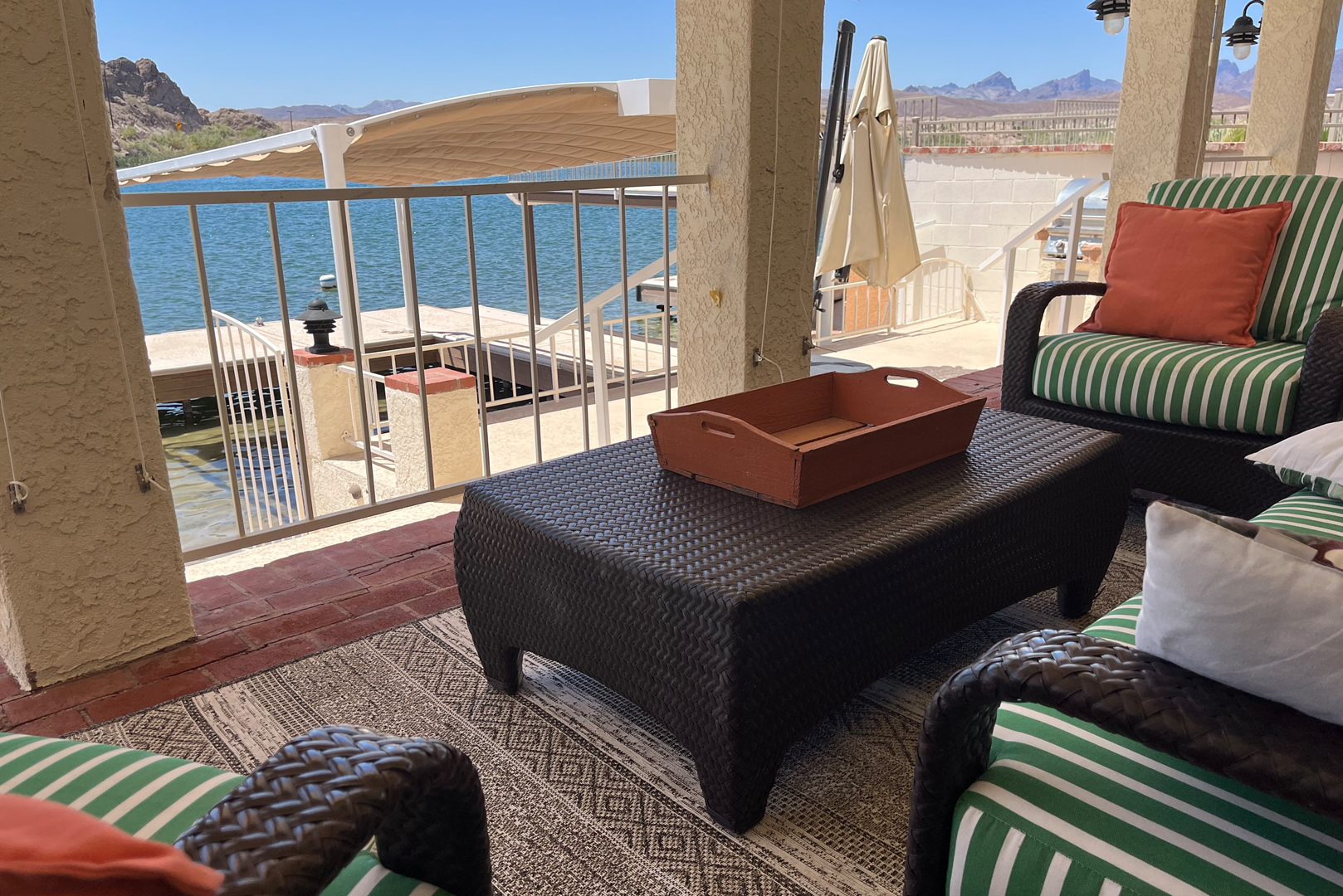 Another view of the river lanai